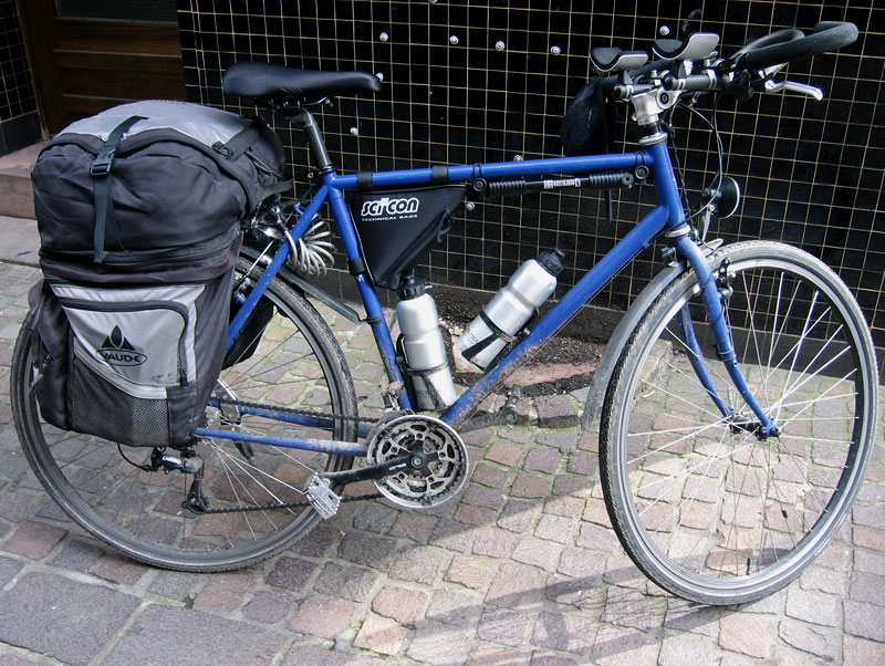 fahrrad mit stange